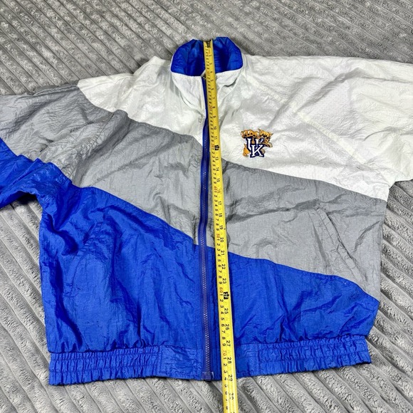 Vintage 90's Swingster Kentucky Wildcats Light Jacket Track Top Mens Blue Sz L - Picture 7 of 13